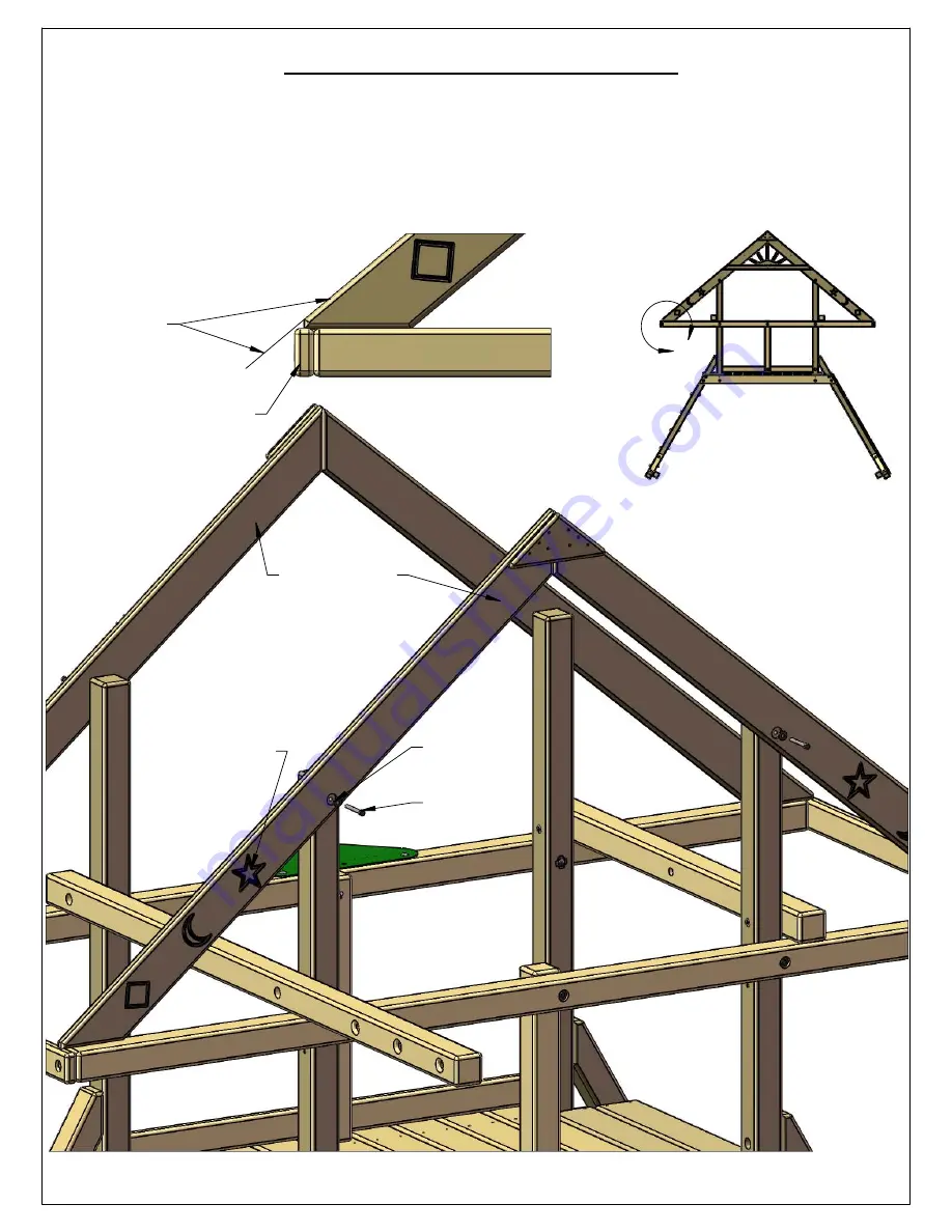 Gorilla Playsets Sun Palace Deluxe 723 Manual Download Page 61