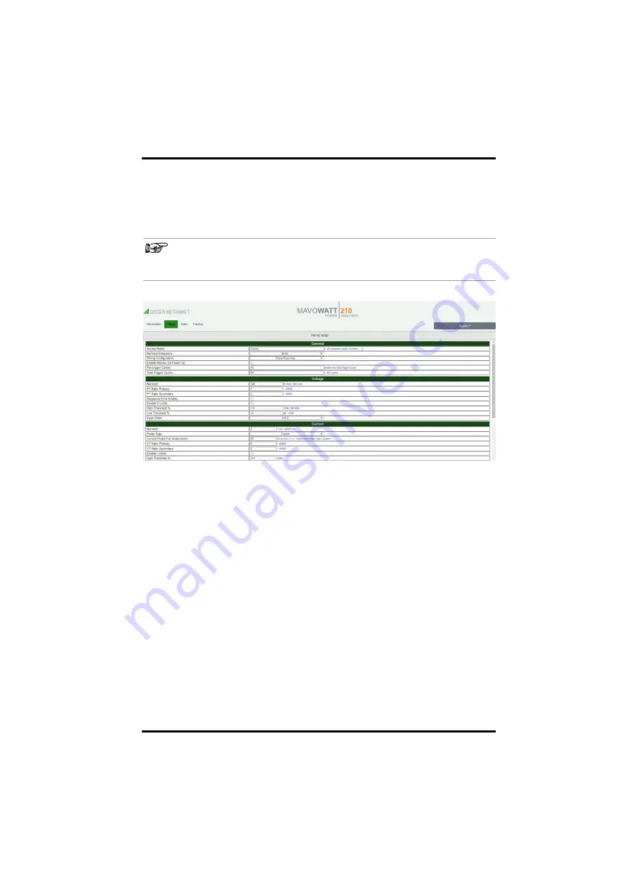 Gossen MetraWatt MAVOWATT 210 ROGOWSKI Operating Instructions Manual Download Page 25