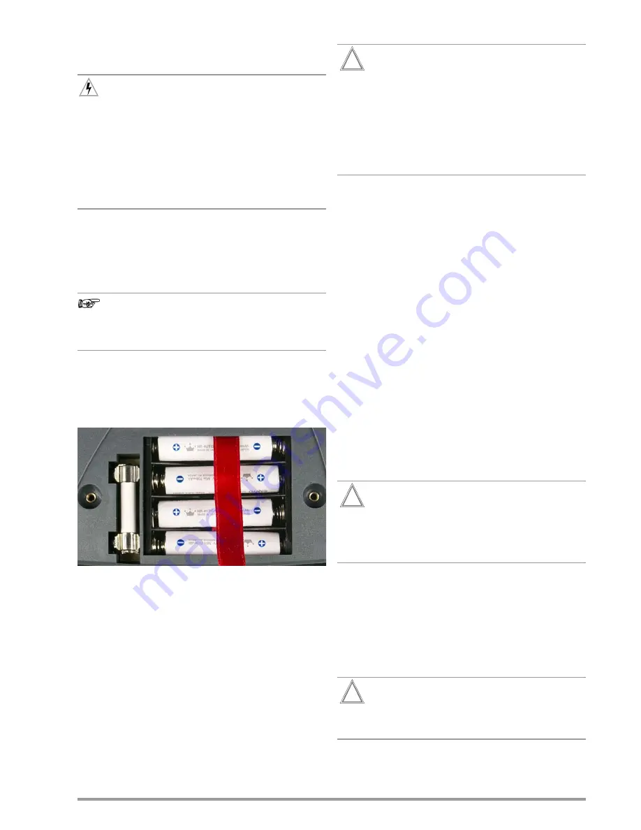 Gossen MetraWatt METRALINE RCD CHECK Operating Instructions Manual Download Page 9