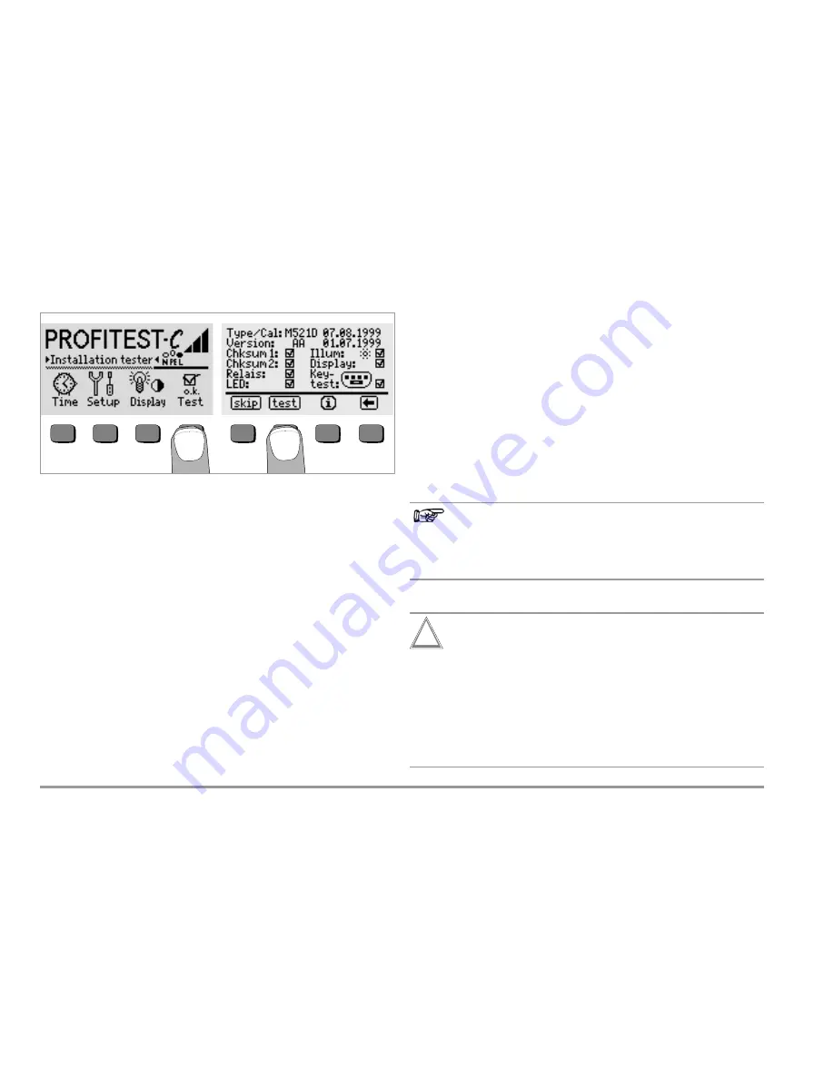 Gossen MetraWatt ProFiTEST C-GB int. Operating Instructions Manual Download Page 36