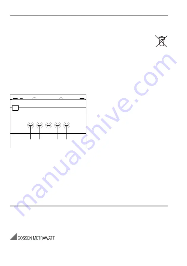 Gossen MetraWatt PROFITEST PRCD Operating Instructions Manual Download Page 16