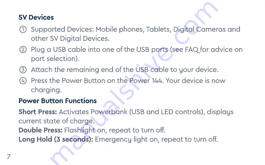 GOSUN POWER 144 User Manual Download Page 8