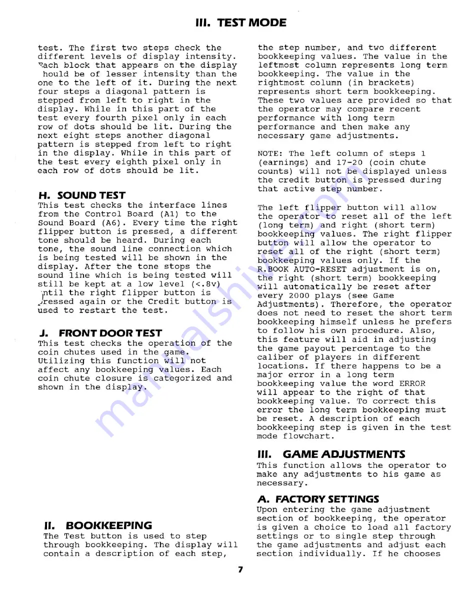 Gottlieb Barb Wire Instruction Manual Download Page 13