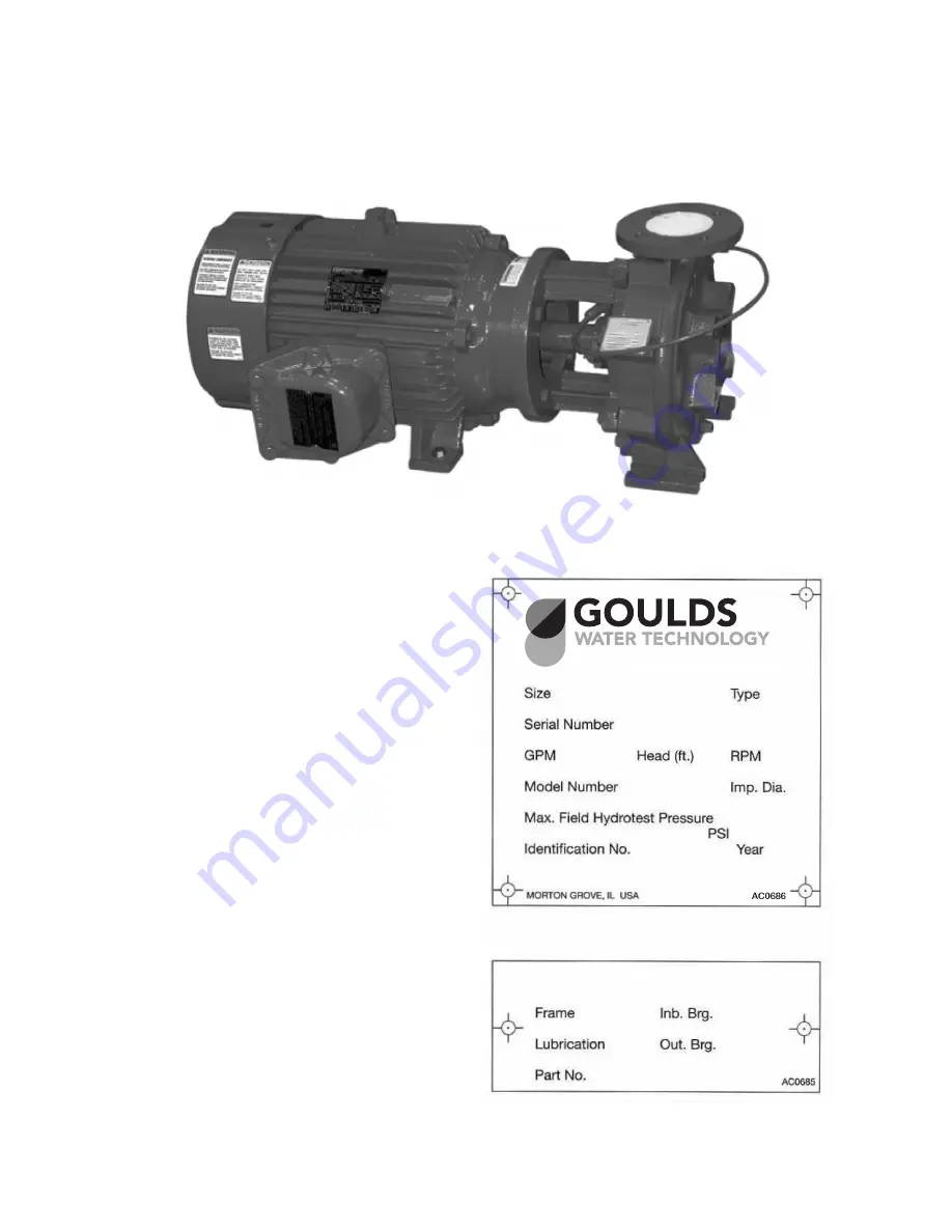 Goulds A-C 2000 Series Скачать руководство пользователя страница 11