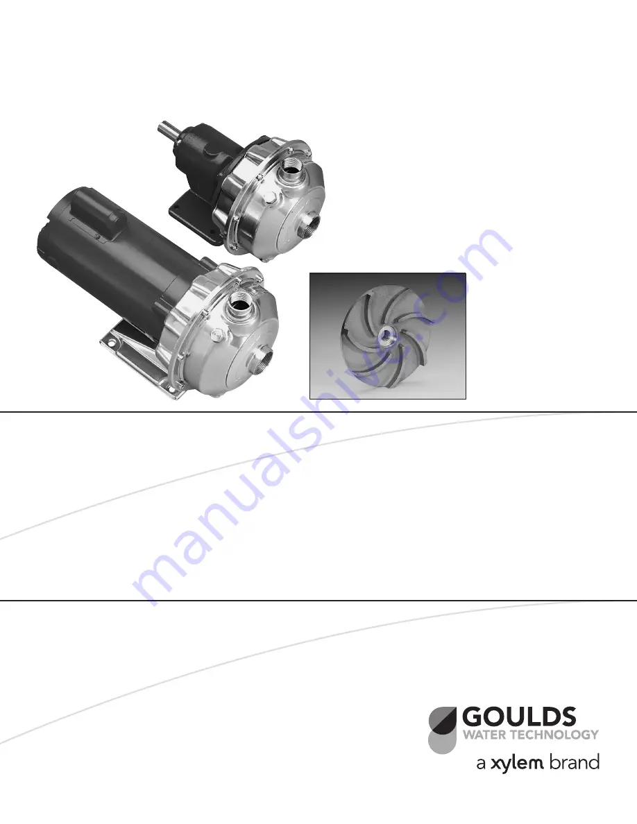 Goulds NPO Product & Training Manual Download Page 1