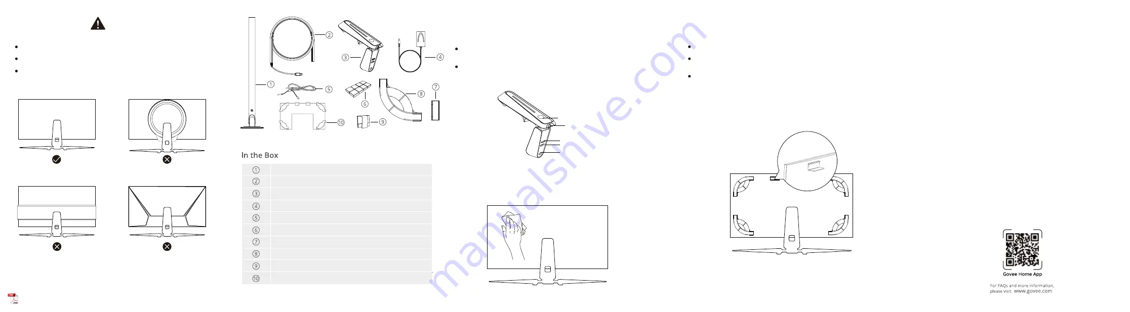 Govee DreamView G1 Скачать руководство пользователя страница 1