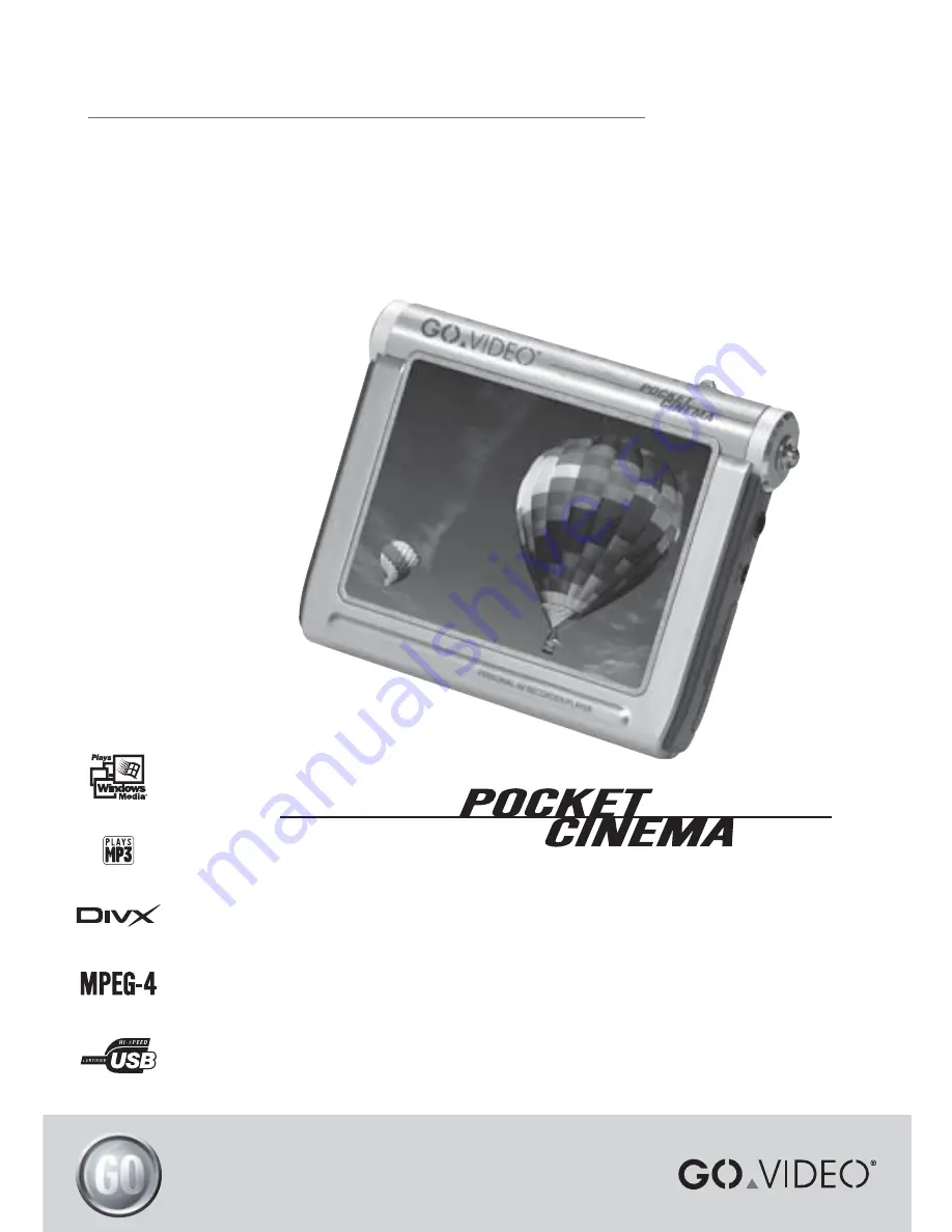 GoVideo PVP4040 Pocket Cinema Скачать руководство пользователя страница 1