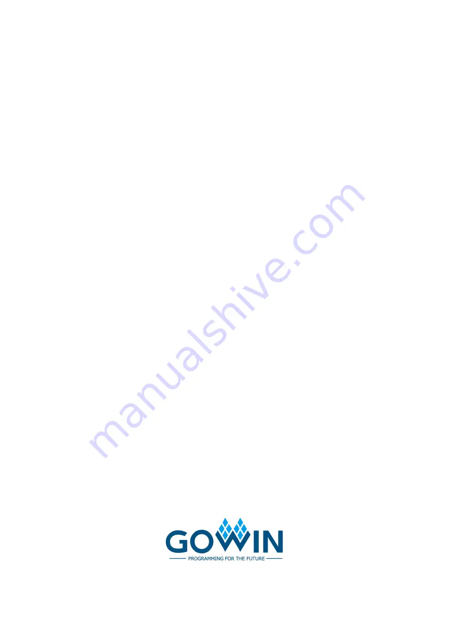 GOWIN DK_START_GW1NSR-LX2CQN48PC5I4_V 2.1 User Manual Download Page 30