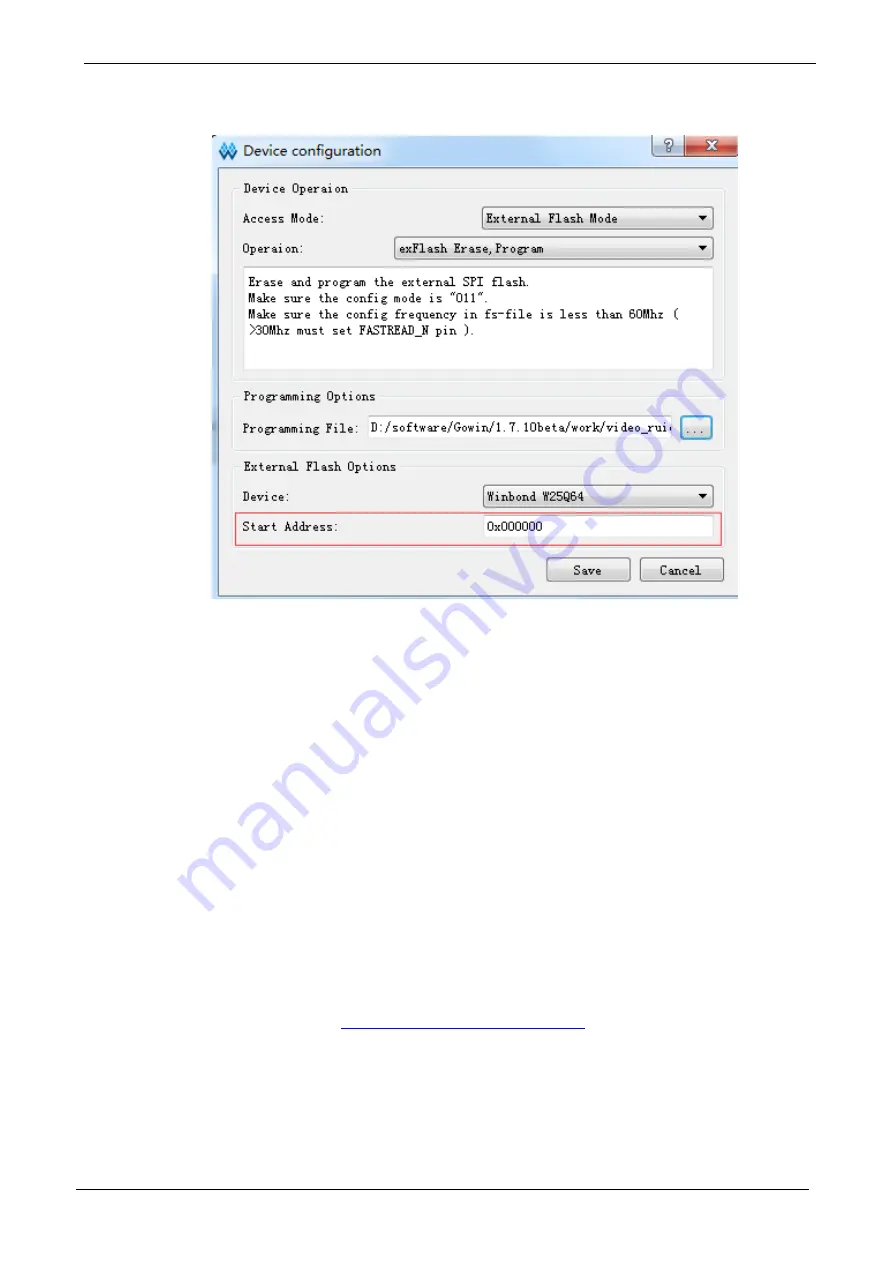 GOWIN GW2AR Series Programming And Configuration Manual Download Page 79