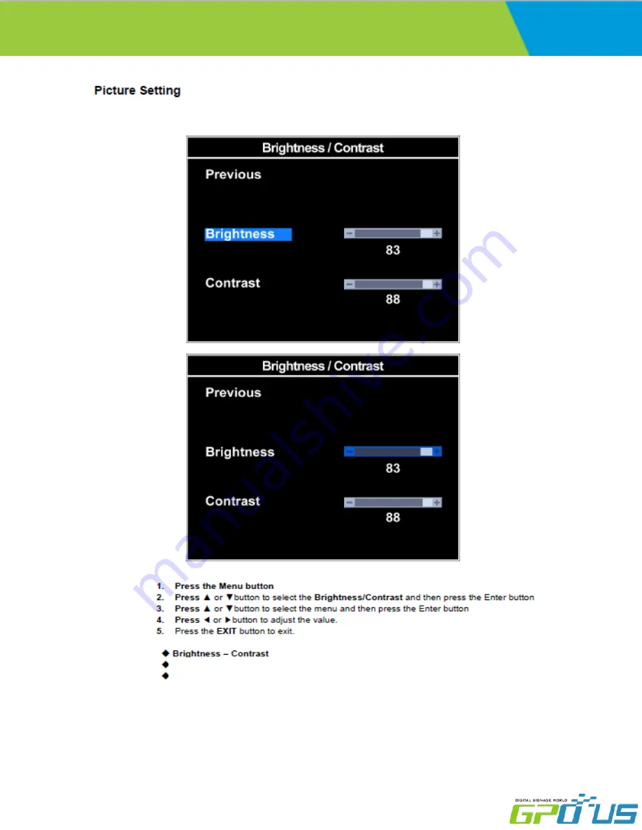 GPO US 70M User Manual Download Page 13