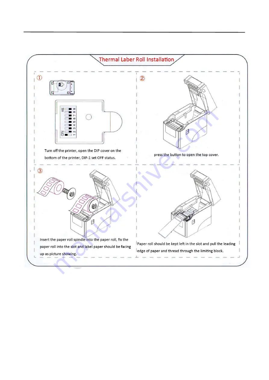 GPRINTER DT-92I User Manual Download Page 8