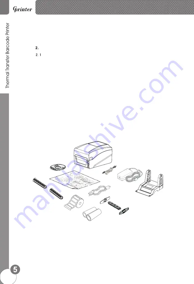 GPRINTER GP-1224T Скачать руководство пользователя страница 6