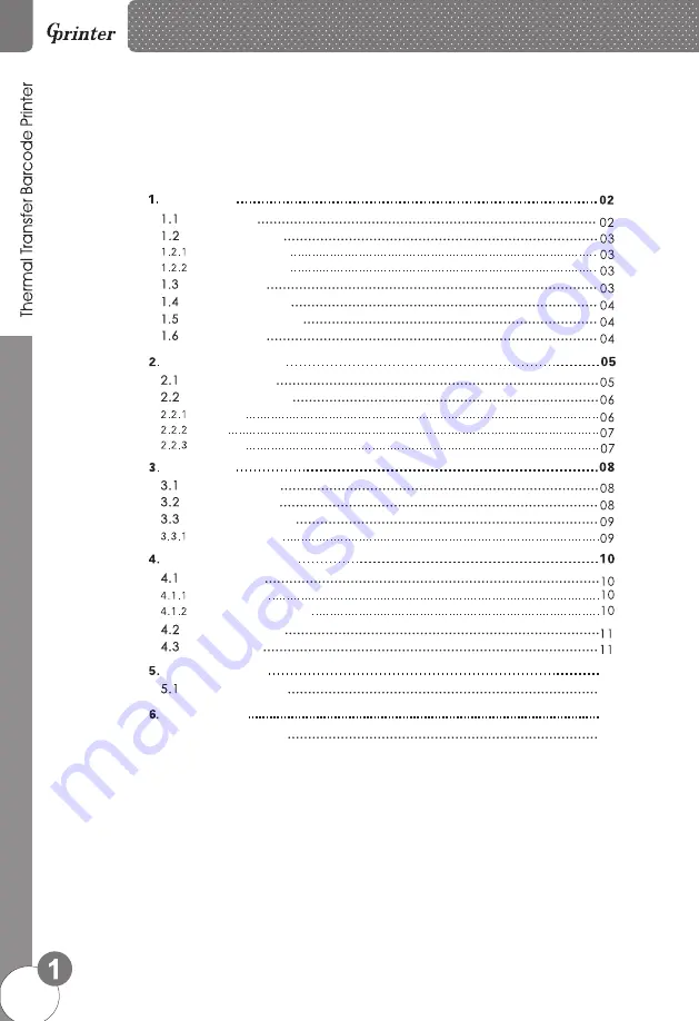 GPRINTER S-4231 User Manual Download Page 2