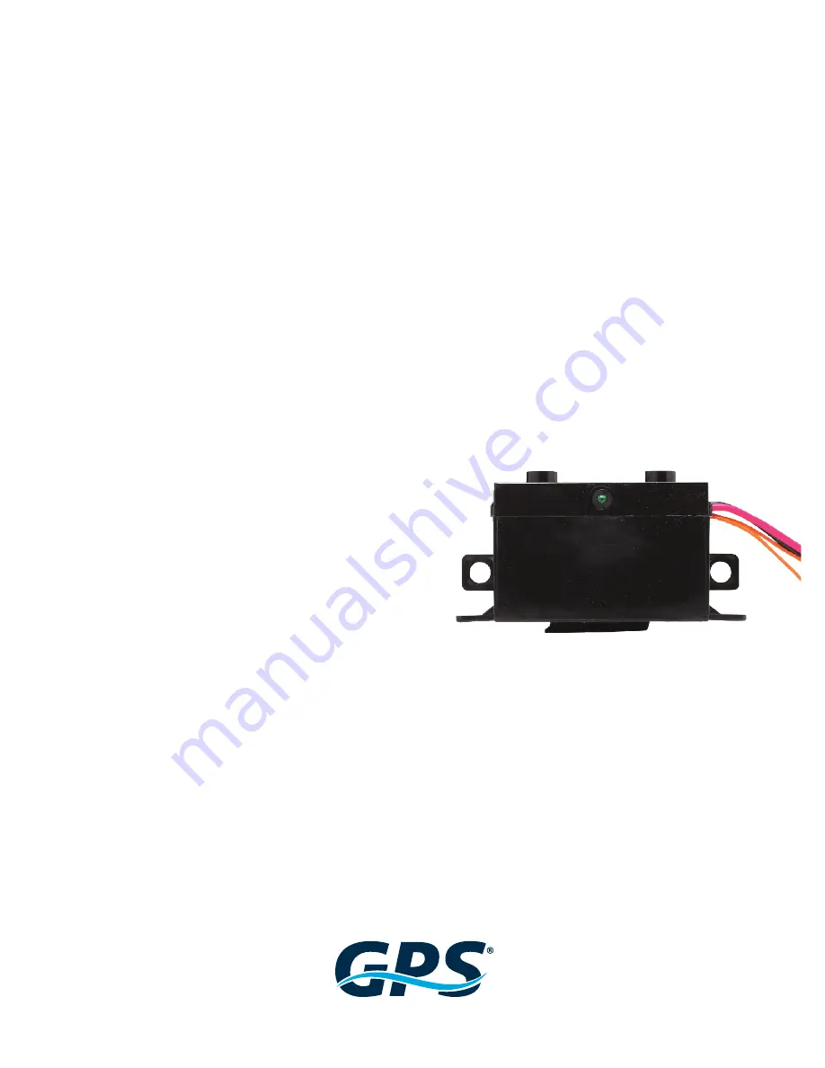 GPS GPS-FC-3 Installation, Operation & Maintenance Manual Download Page 1