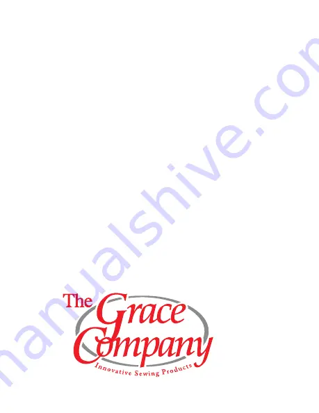 Grace Company surestitch Elite Instructions Manual Download Page 78