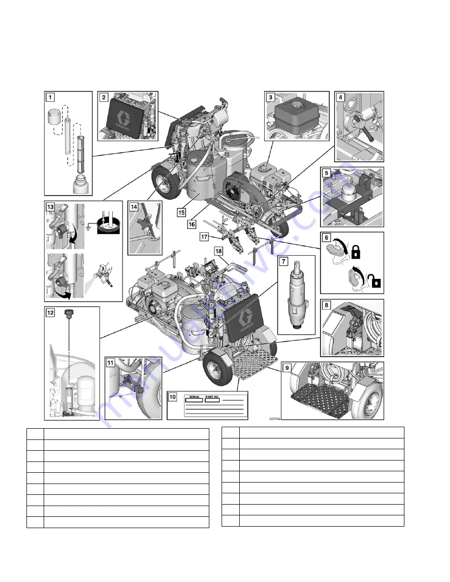 Graco 17H466 Repair Parts Download Page 8