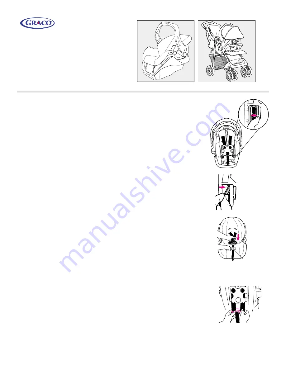 Graco 8446 Seat Pad Replacement Sheet Download Page 1