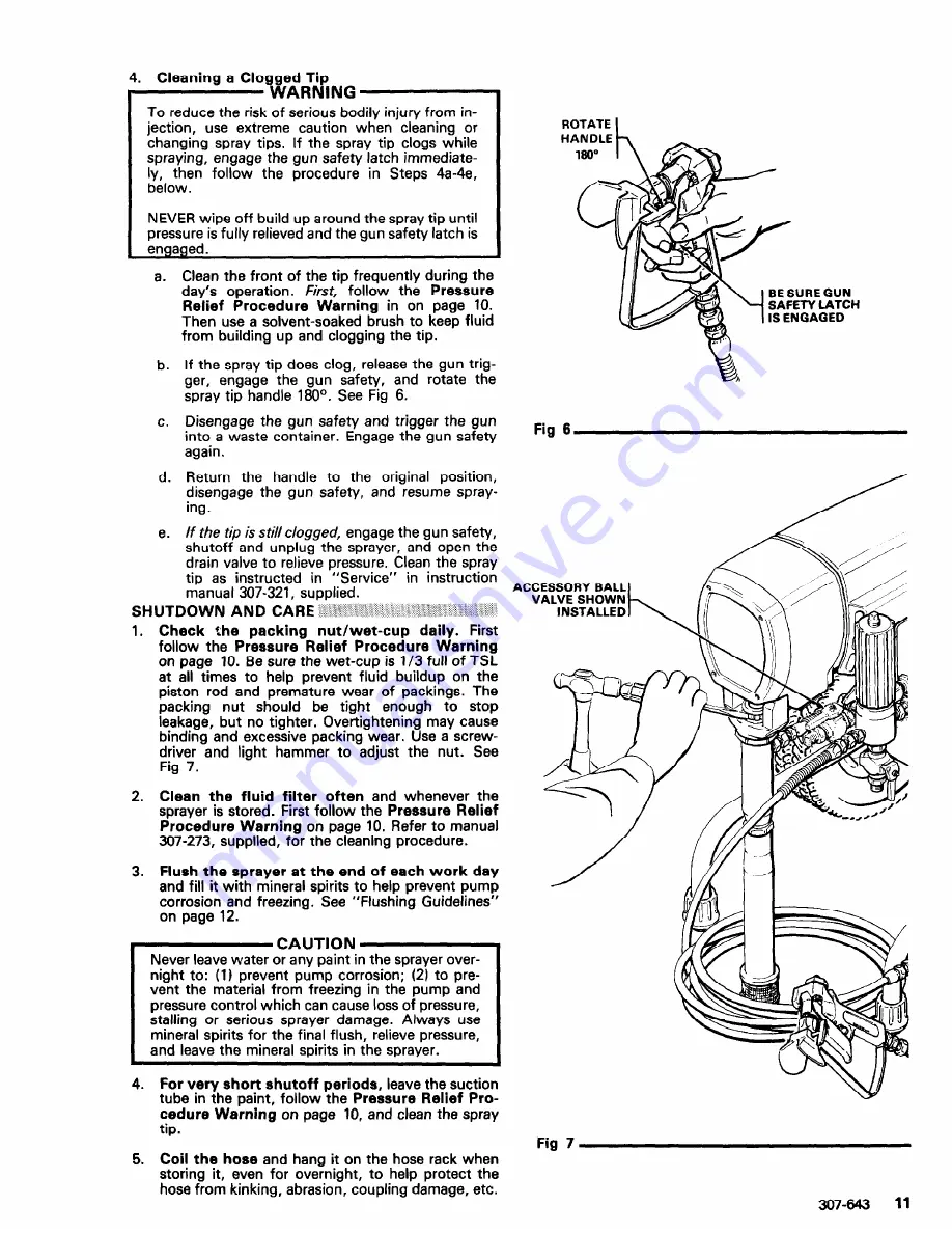 Graco Ultra 333 231-007 Instructions Manual Download Page 11