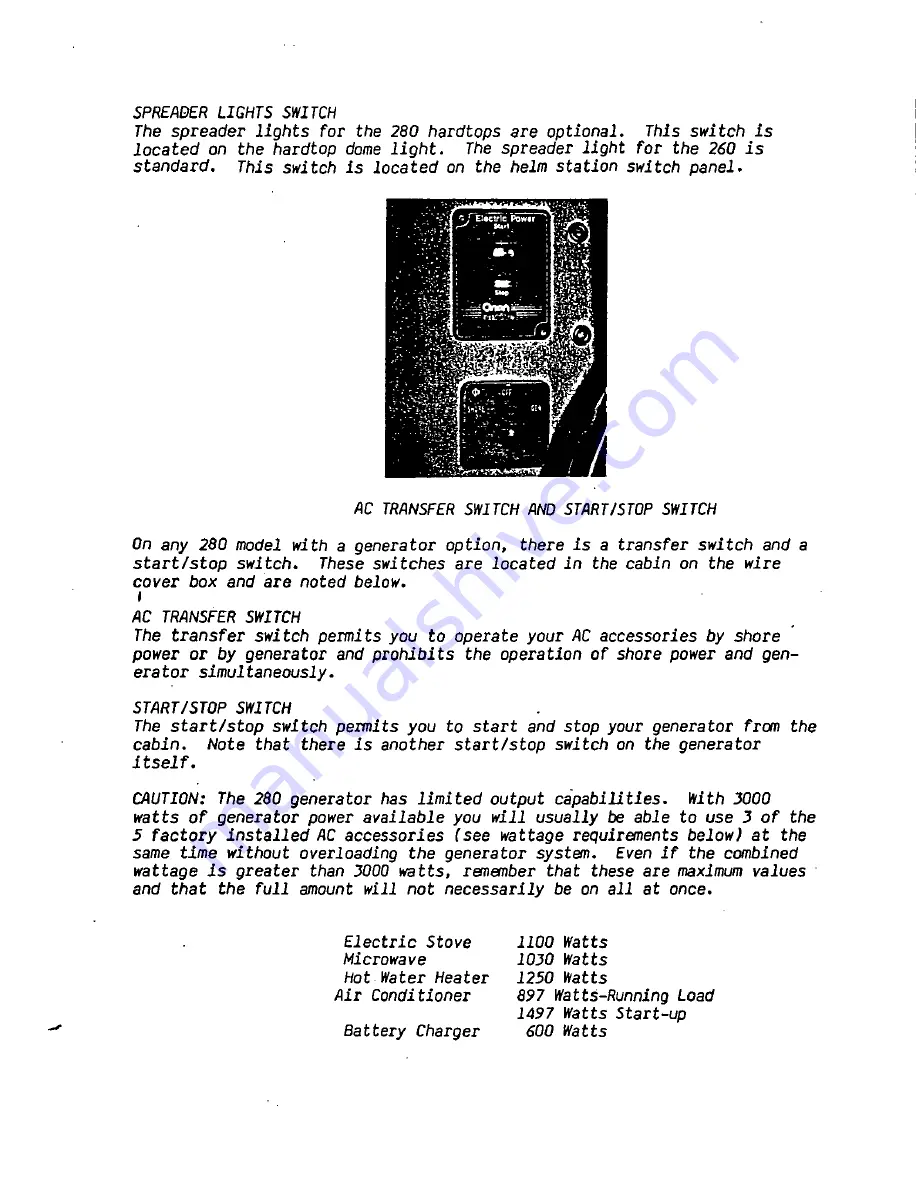 Grady-White Boats 260 Atlantic Flybridge Owner'S Manual Download Page 10