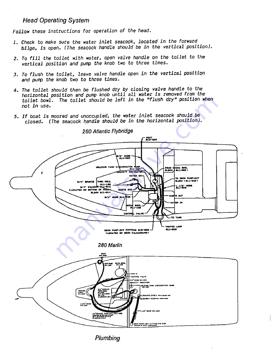 Grady-White Boats 260 Atlantic Flybridge Owner'S Manual Download Page 23