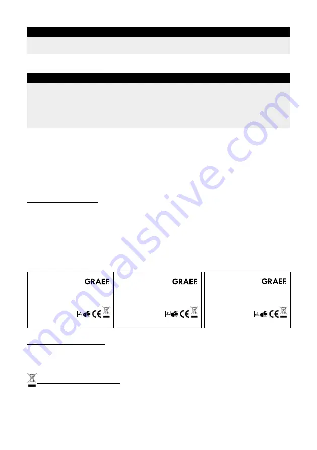 Graef FK 701 Operating Instructions Manual Download Page 32