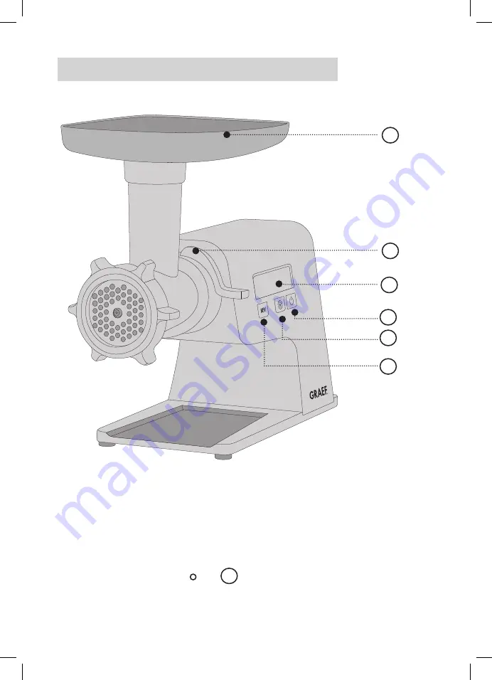 Graef Fleischwolf FW 500 Operating Instructions Manual Download Page 4