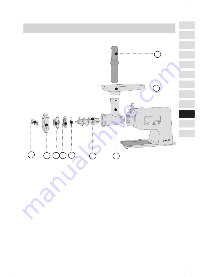 Graef Fleischwolf FW 500 Скачать руководство пользователя страница 145