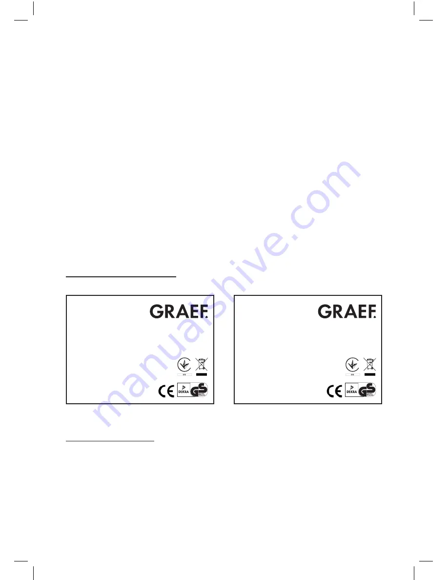 Graef WK 401 Instruction Manual Download Page 10