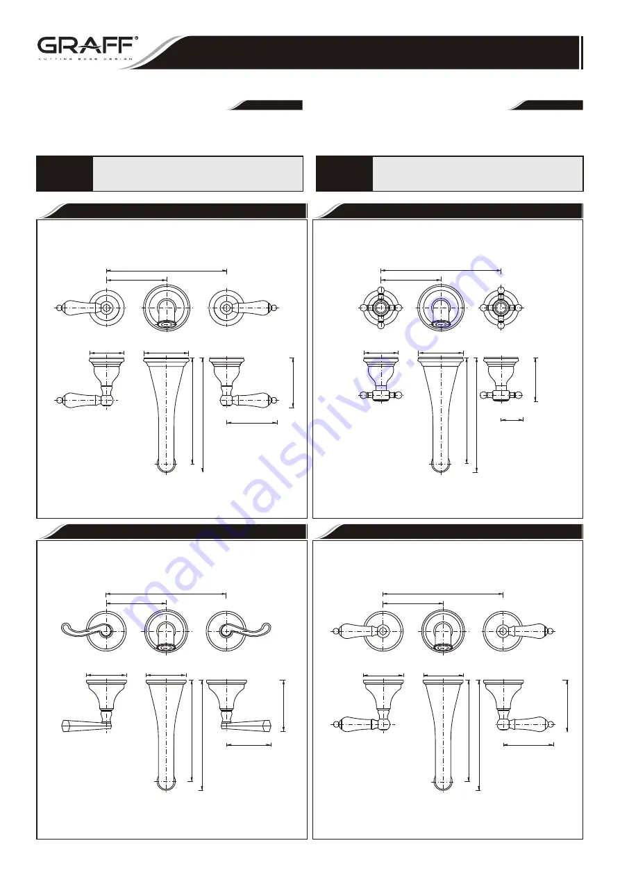 Graff 1130-C2 T Series Installation Instructions Manual Download Page 1