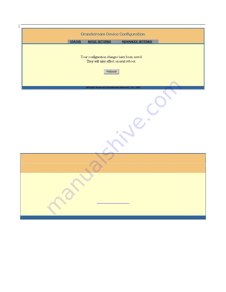 Grandstream Networks 100 Sereis User Manual Download Page 39