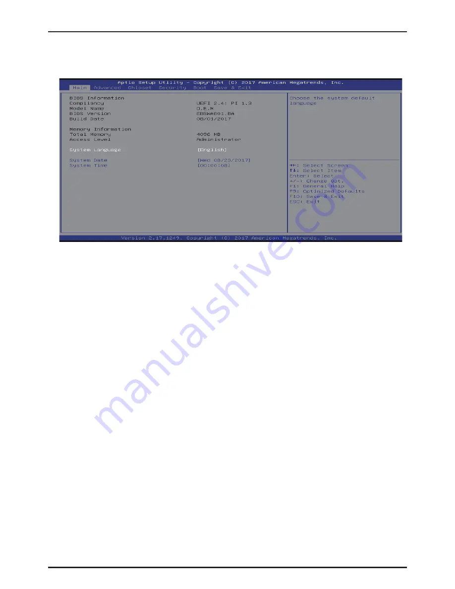 Grantech SYS8F377VGGA-3OMN Скачать руководство пользователя страница 17