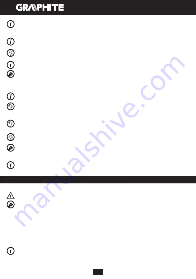 Graphite 58G527 Instruction Manual Download Page 54