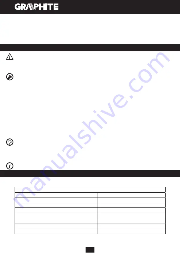 Graphite 58G527 Instruction Manual Download Page 114