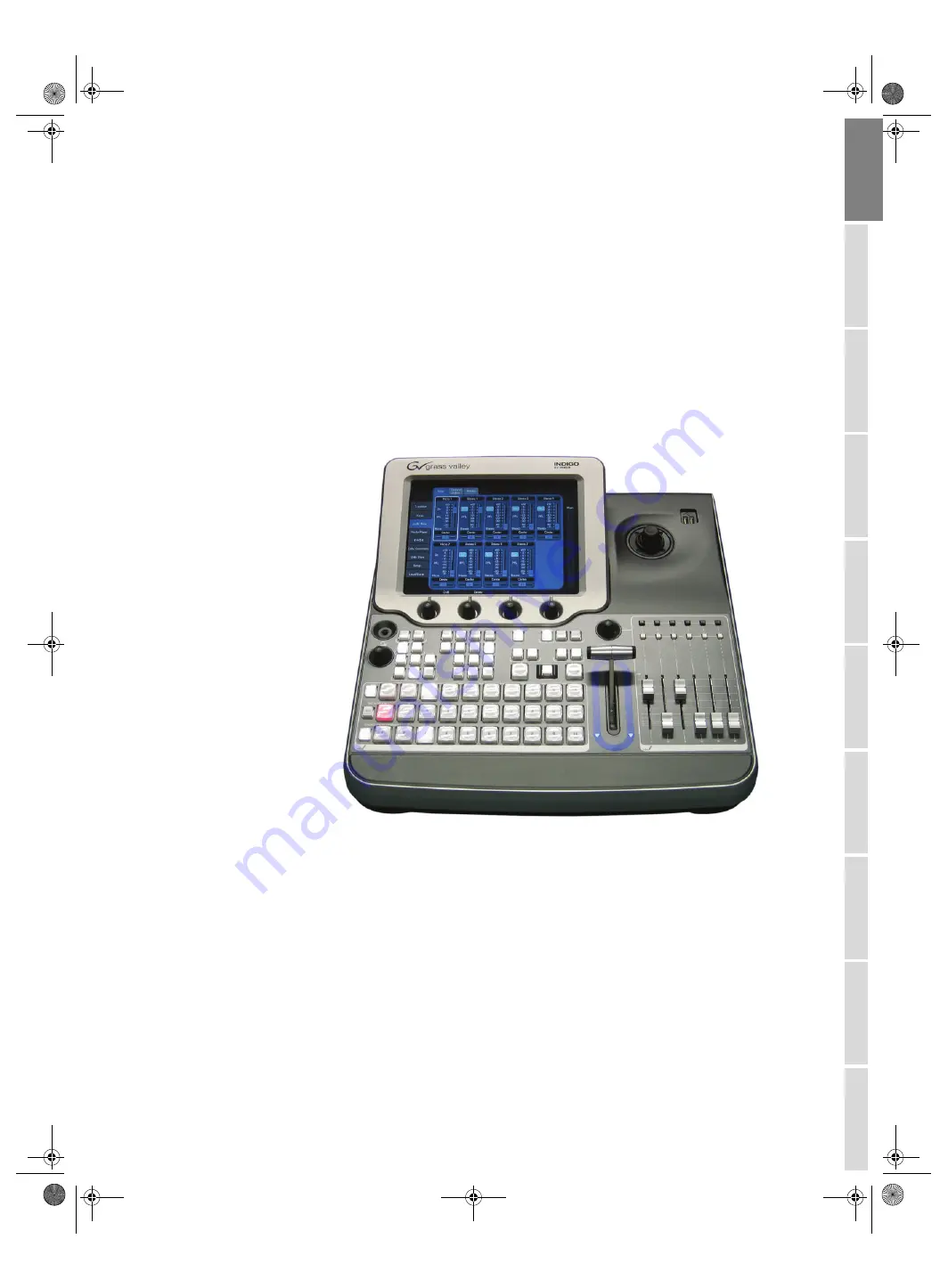 GRASS VALLEY INDIGO AV MIXER Quick Start Manual Download Page 11