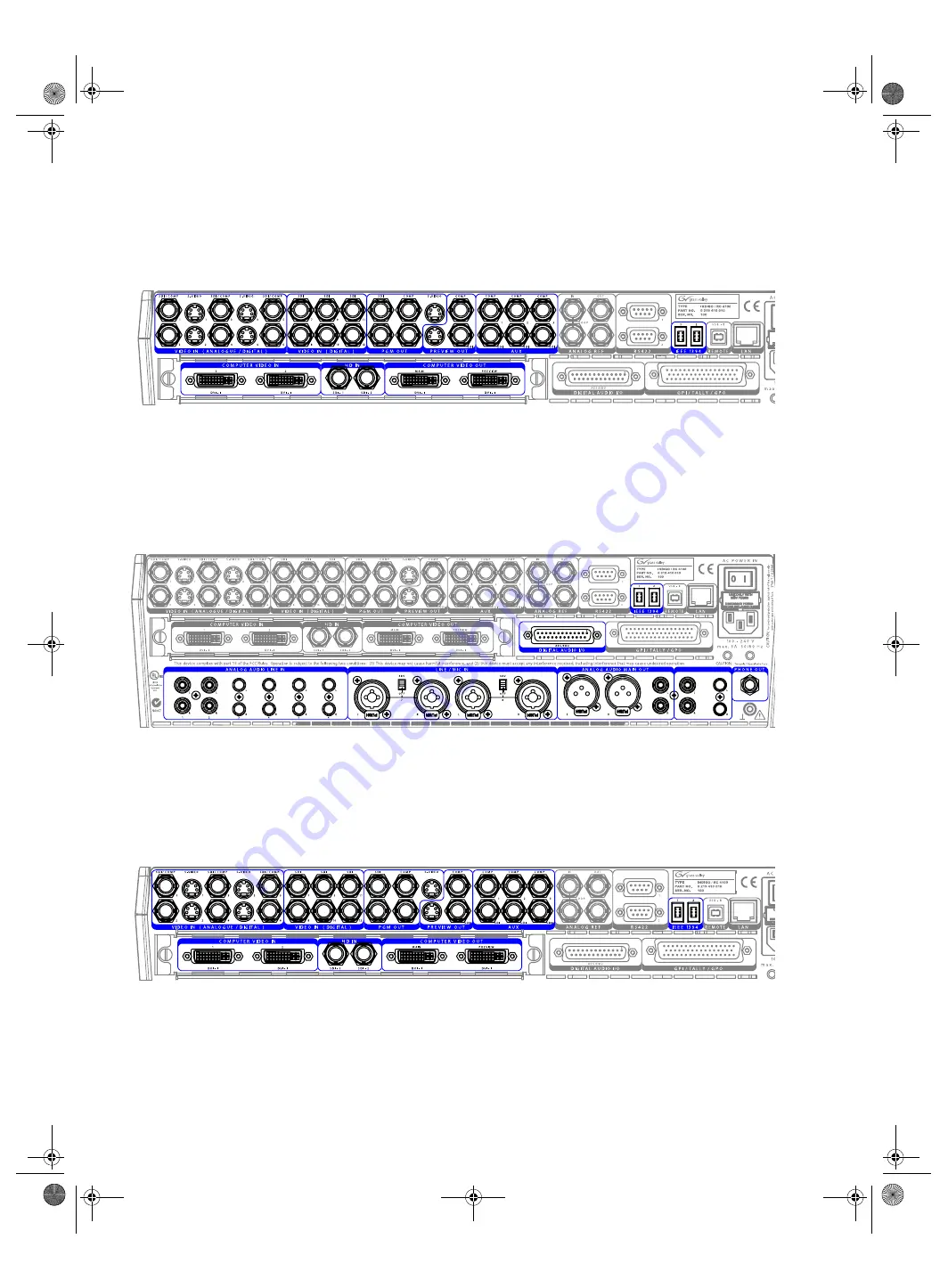 GRASS VALLEY INDIGO AV MIXER Quick Start Manual Download Page 44