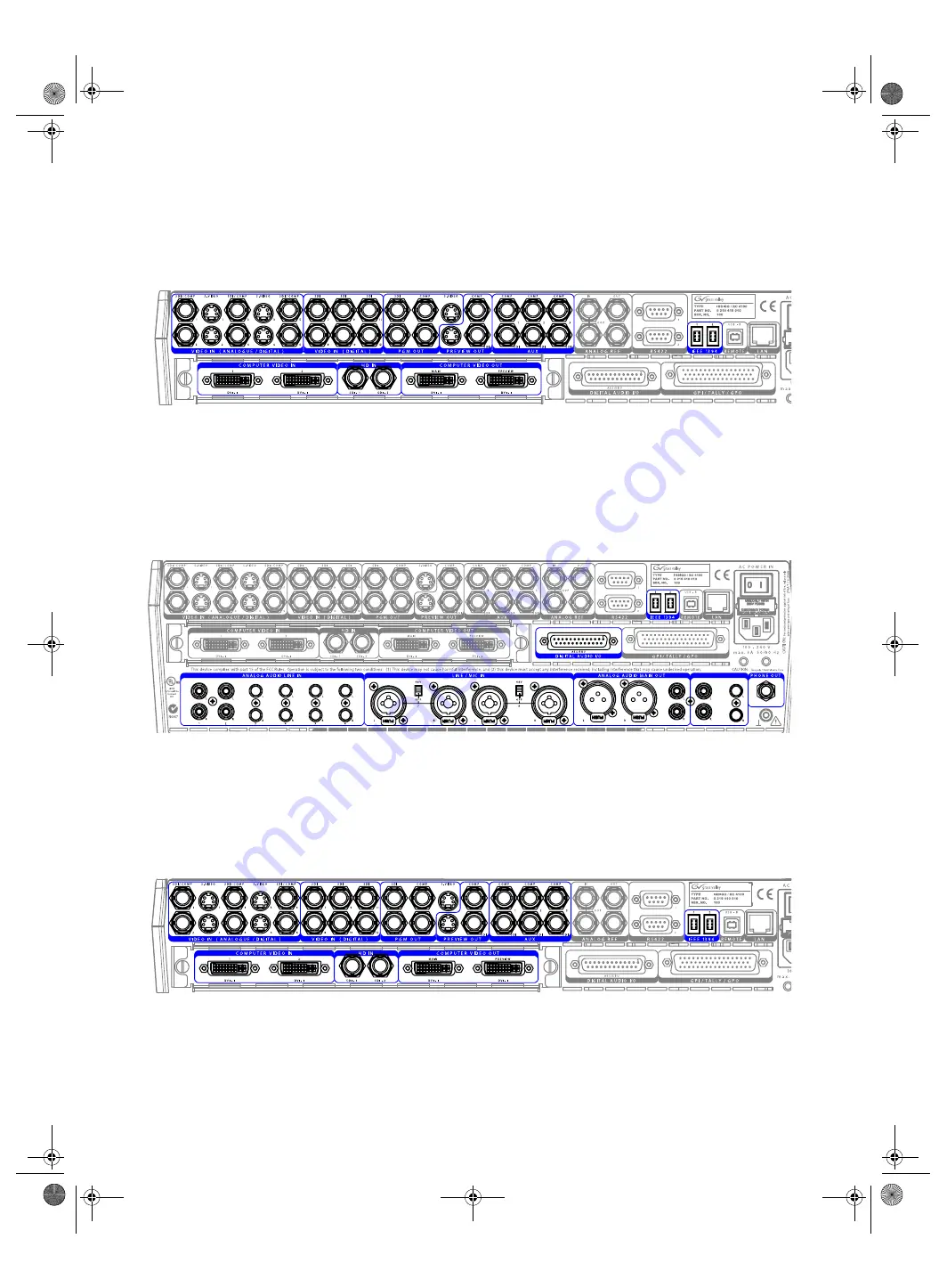 GRASS VALLEY INDIGO AV MIXER Quick Start Manual Download Page 136