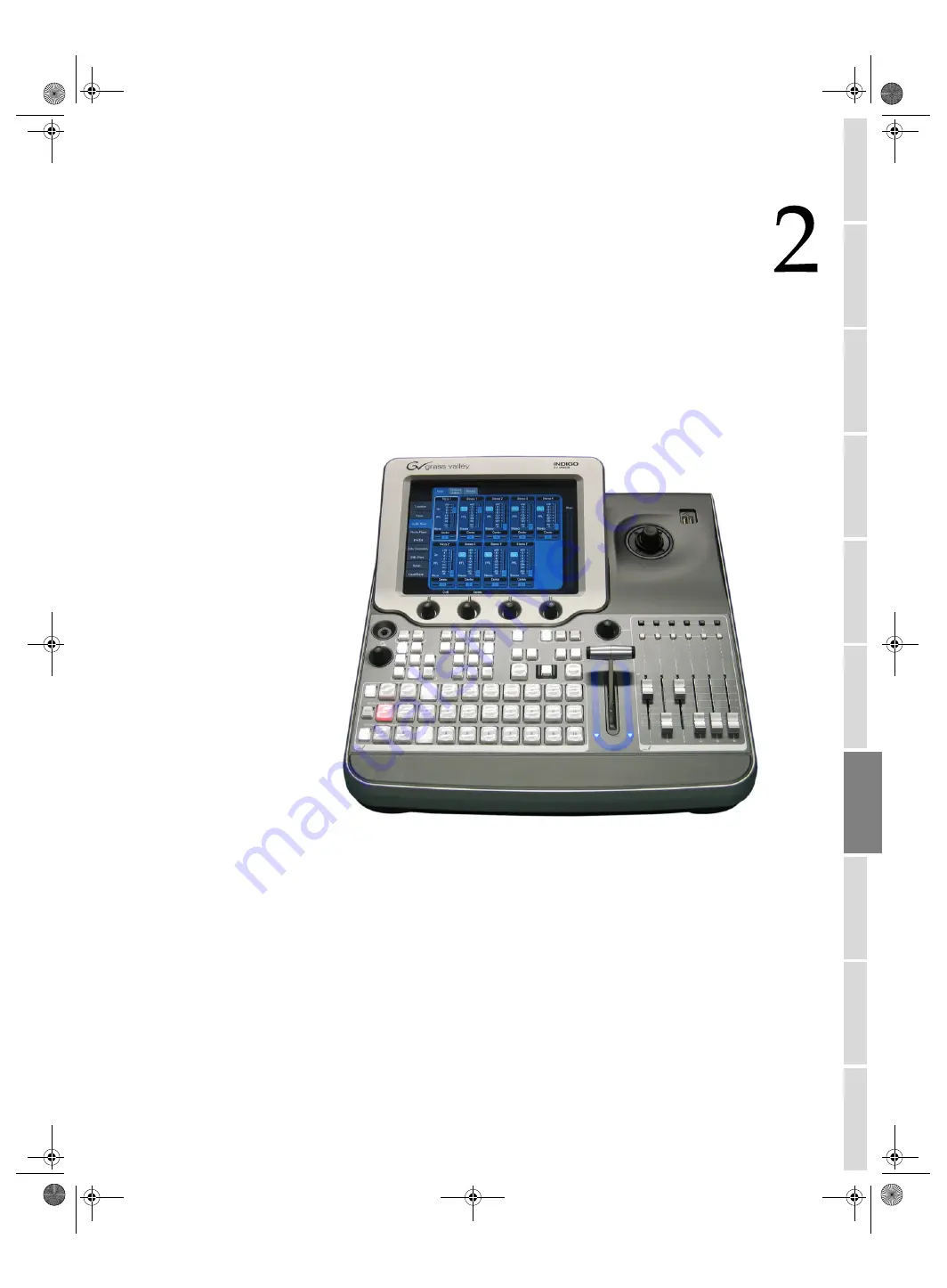 GRASS VALLEY INDIGO AV MIXER Quick Start Manual Download Page 197