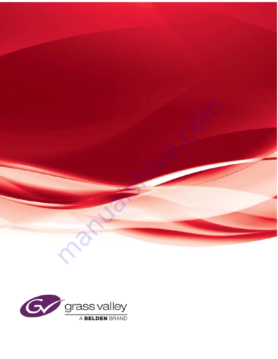 GRASS VALLEY Intuition XG Configuration Manual Download Page 1