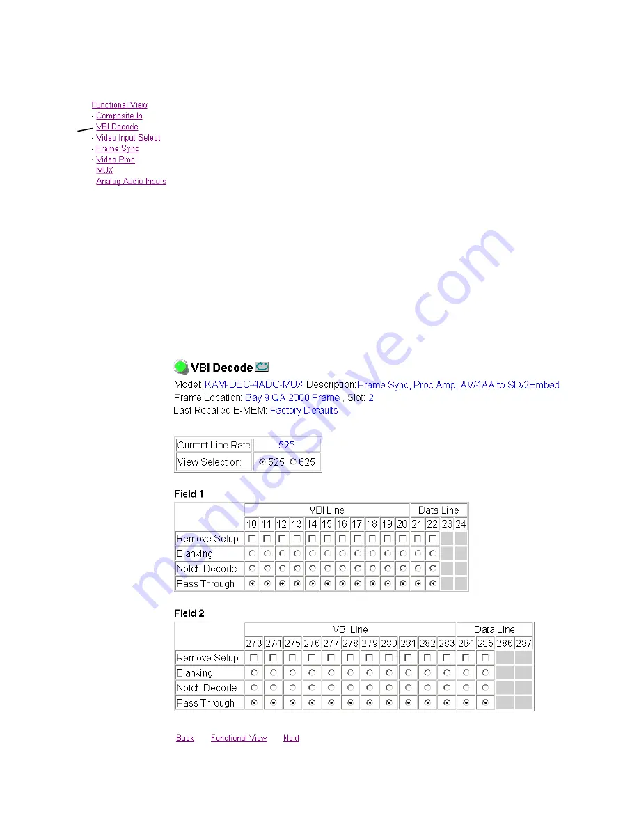 GRASS VALLEY KAM-DEC-4ADC-MUX Скачать руководство пользователя страница 38