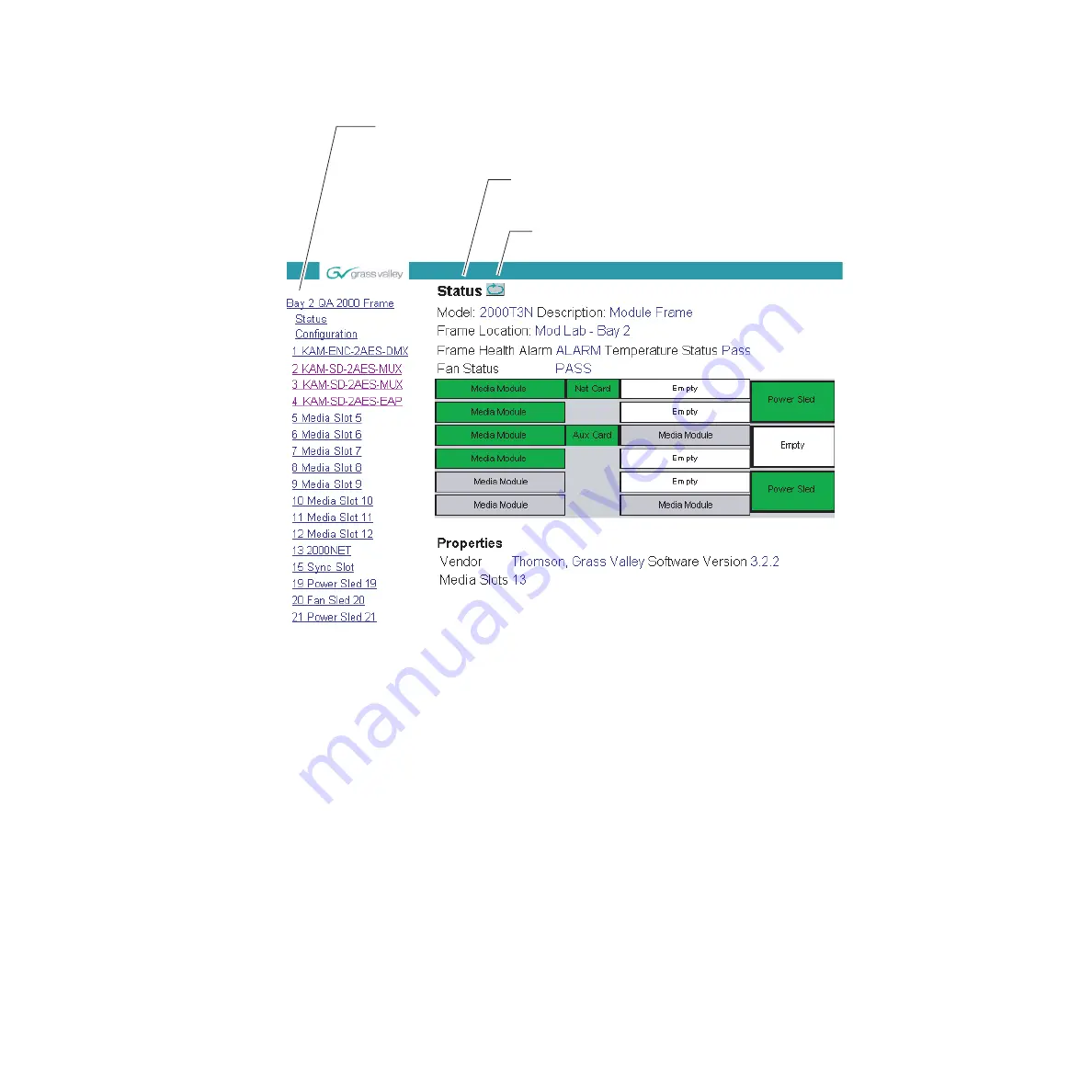 GRASS VALLEY KAM-SD-2AES Instruction Manual Download Page 20