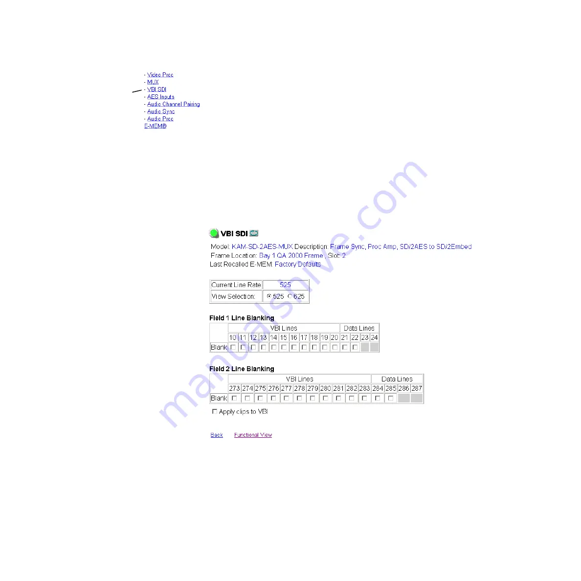 GRASS VALLEY KAM-SD-2AES Instruction Manual Download Page 49