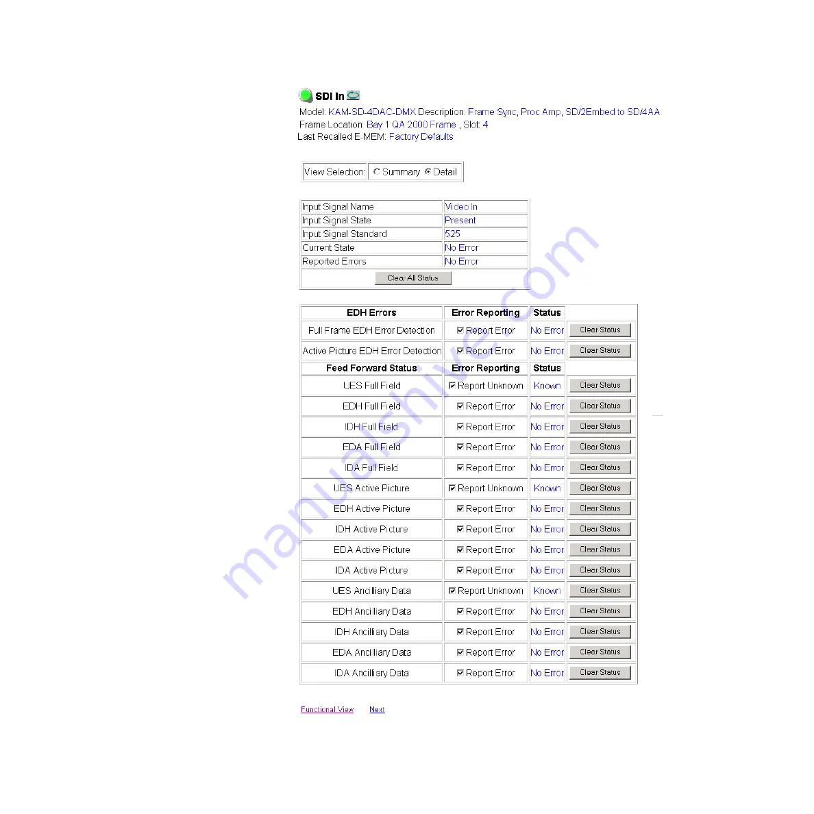 GRASS VALLEY KAM-SD-4DAC-DMX Скачать руководство пользователя страница 33