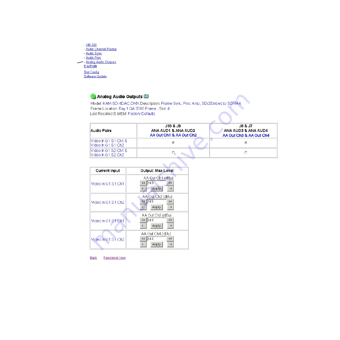 GRASS VALLEY KAM-SD-4DAC-DMX Скачать руководство пользователя страница 53