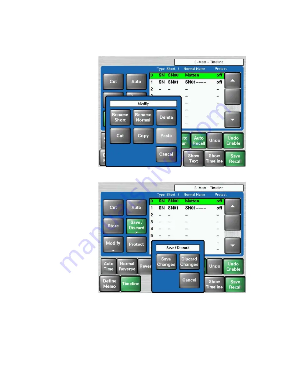 GRASS VALLEY Kayak HD 100C User Manual Download Page 307