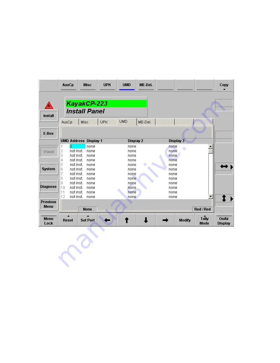 GRASS VALLEY Kayak HD 100C User Manual Download Page 466