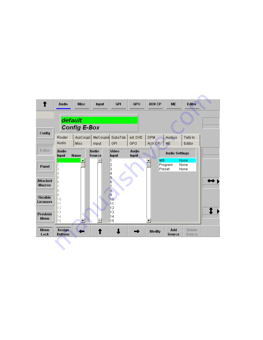 GRASS VALLEY Kayak HD 100C User Manual Download Page 486