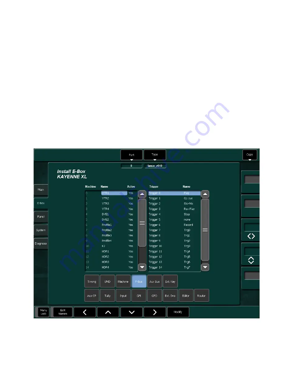 GRASS VALLEY Kayenne XL Package User Manual Download Page 319