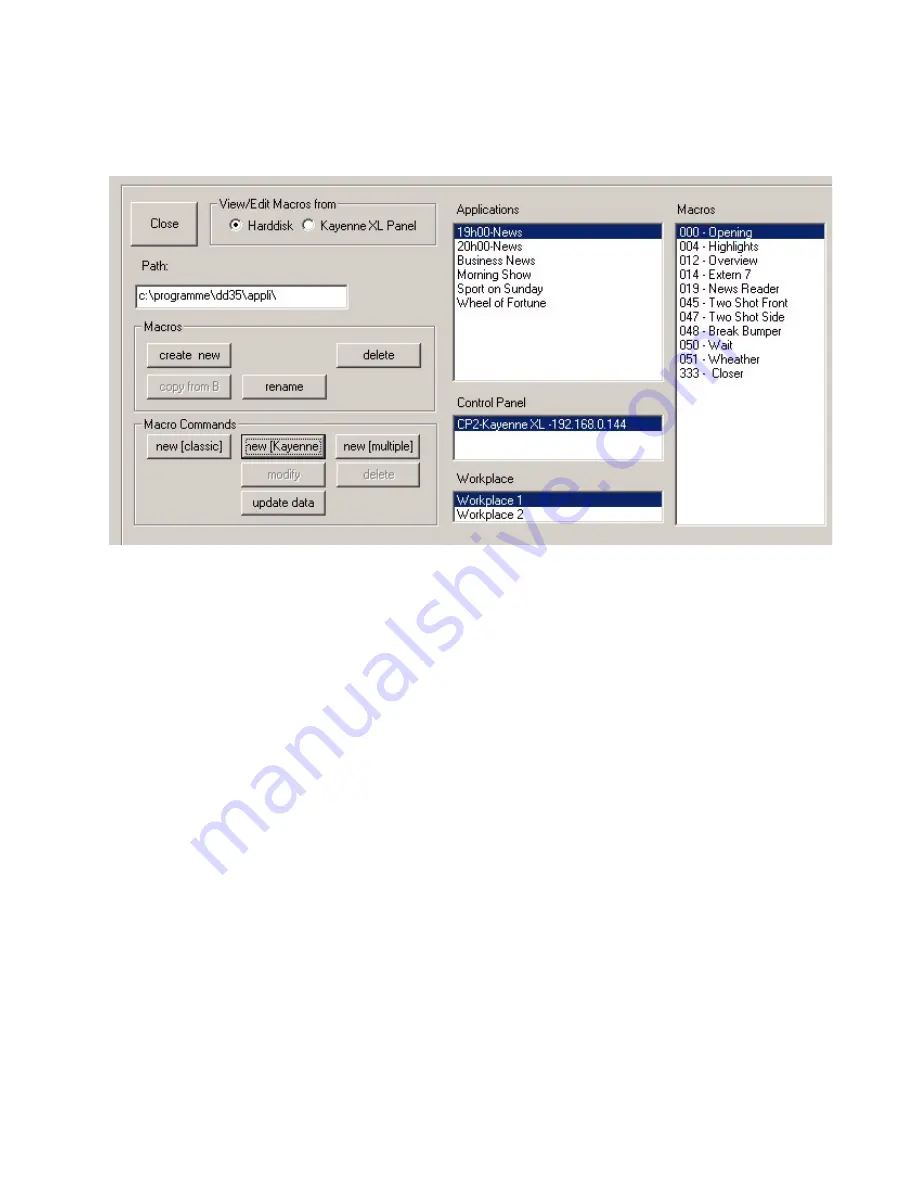 GRASS VALLEY Kayenne XL Package User Manual Download Page 593