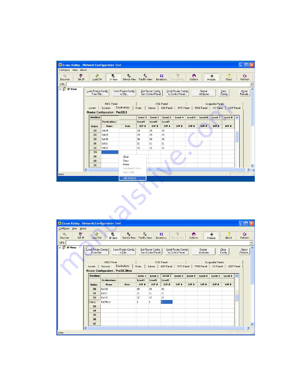 GRASS VALLEY Prelude Instruction Manual Download Page 66