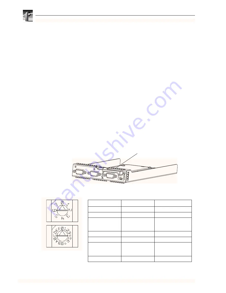 GRASS VALLEY PROFILE XP PFC 500/E Instruction Manual Download Page 54